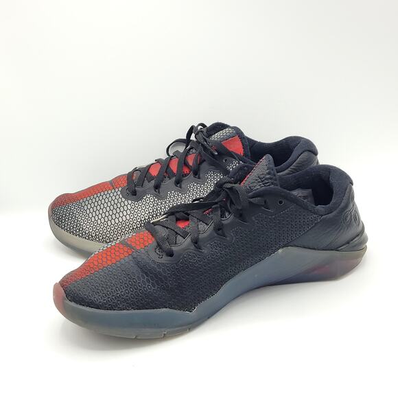 Nike Metcon 5 MF Mat Fraser gray red CN5494-106 men's size 9 - Picture 4 of 9
